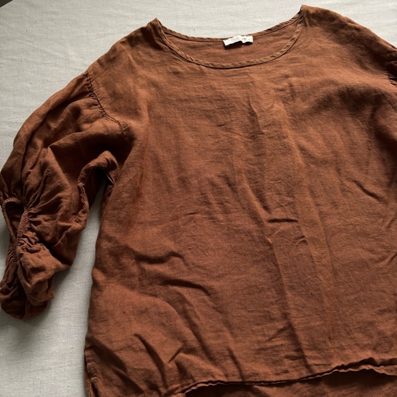 Bellambra 100% Linen Blouse - Picture 3 of 7